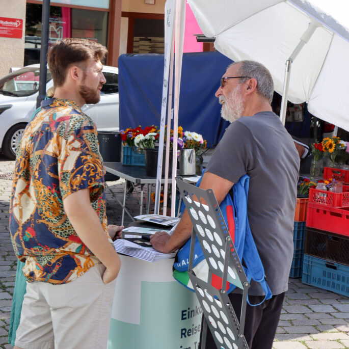 Beratung am Stand des Digitalen Engels 2